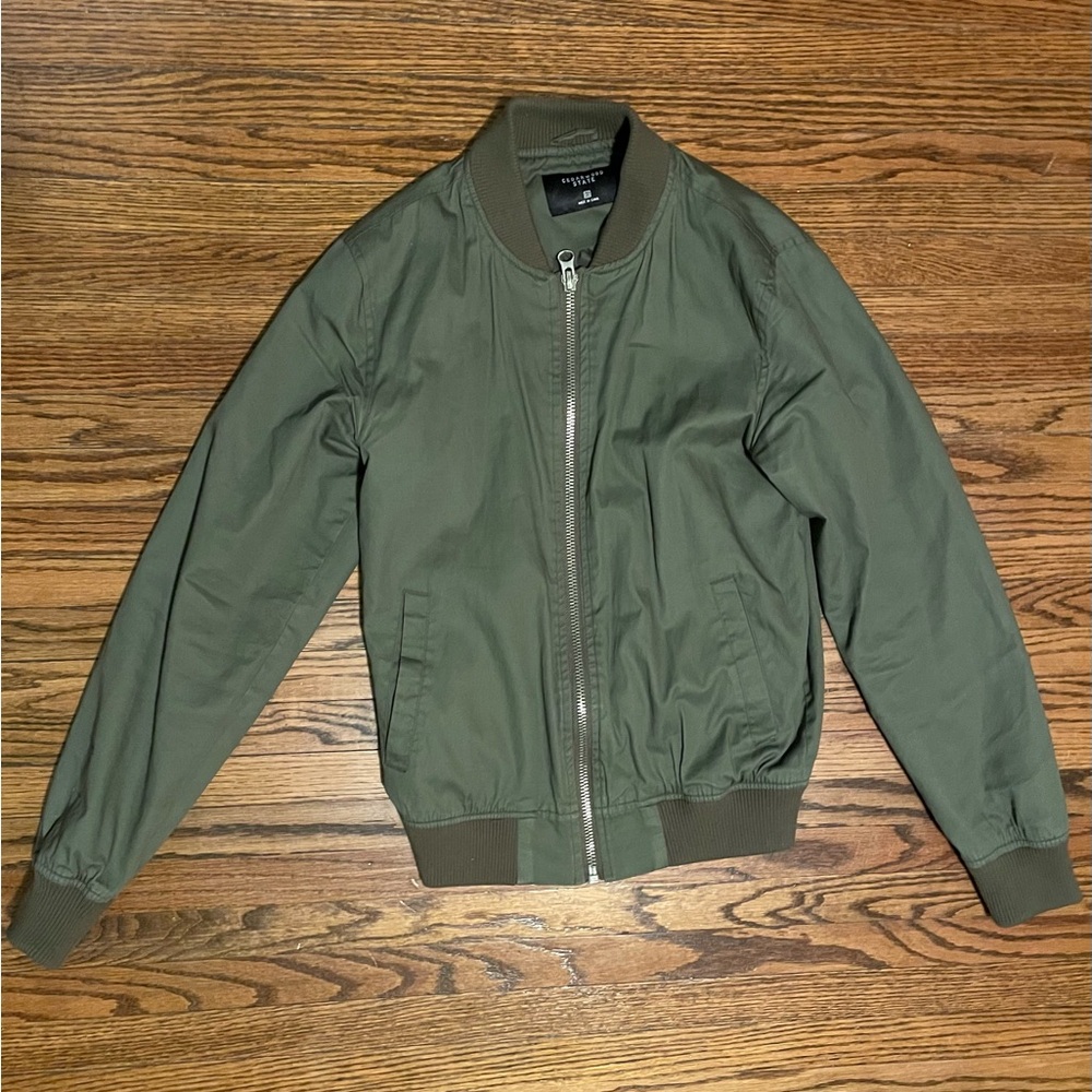 Men's Green Bomber Jacket